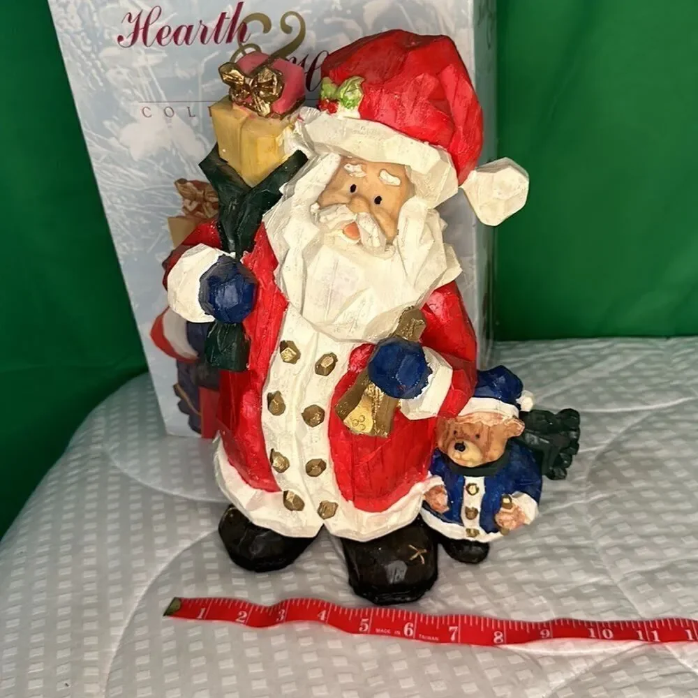 Vintage Hearth & Home 12” Resin Santa Collectibles Studio 33